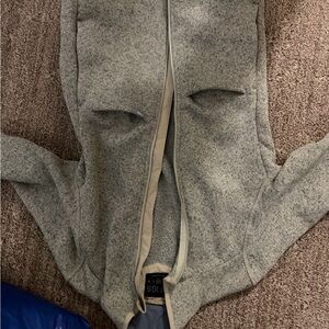 Figs Heather Gray Sherpa-Lined Full-Zip Jacket